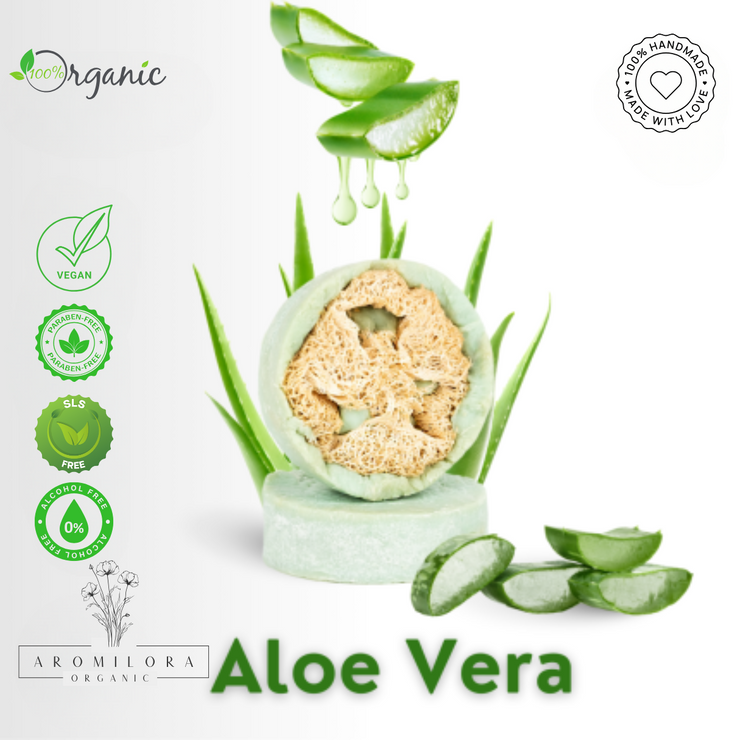 Aromilora - 5’li 1 KG Lifli Doğal Alo Vera Sabunu